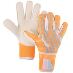 PUMA rękawice bramkarskie treningowe meczowe Ultra Protect, Kolor: pomarańczowy, Waga: 0.2, Rozmiar: 10