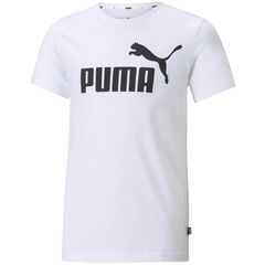 PUMA koszulka dziecięca t-shirt bawełniany ESS Logo Tee B biały, Kolor: biały, Waga: 0.2, Rozmiar: 140