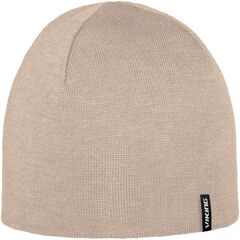 VIKING czapka zimowa unisex z wełny merino Nomra 2.0 beżowa, Kolor: beżowy, Waga: 0.15, Rozmiar: one size