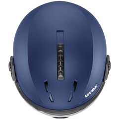 UVEX INSTINCT VISOR kask narciarski hardshell z goglami granatowy, Kolor: granatowy, Waga: 0.5, Rozmiar: 53-36, 4 zdjęcie