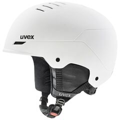 UVEX Kask narciarski hardshell z regulacją Wanted szary, Kolor: biały, Rozmiar: 54-58