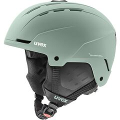 UVEX kask narciarski z technologia hardshell i monomatic Stance zielony, Kolor: zielony, Rozmiar: 51-55