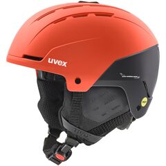 UVEX kask narciarski z technologią hardshell z MIPS Stance czerwony, Kolor: czerwony, Rozmiar: 51-55