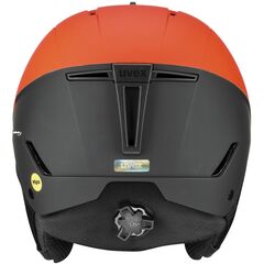 UVEX kask narciarski z technologią hardshell z MIPS Stance czerwony, Kolor: czerwony, Rozmiar: 51-55, 2 zdjęcie