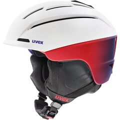 UVEX kask narciarski z technologią hybrid Gravitate biały/czerwony, Kolor: biały, Rozmiar: 51-55