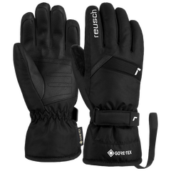REUSCH FLASH rękawice narciarskie dziecięce z GORE-TEX czarne, Kolor: czarne, Waga: 0.2, Rozmiar: 4.5