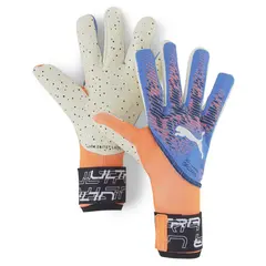 PUMA rękawice bramkarskie treningowe meczowe Ultra Protect, Kolor: pomarańczowy, Waga: 0.2, Rozmiar: 10