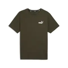 PUMA t-shirt męski koszulka bawełniana  Essentials zielona, Kolor: zielony, Waga: 0.2, Rozmiar: L