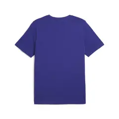 PUMA koszulka męska t-shirt bawełniany ESS+ 2 Col Logo Tee niebieska, Kolor: niebieski, Waga: 0.2, Rozmiar: L, 2 zdjęcie