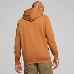 PUMA bluza męska z kapturem bawełniana ESS Big Logo Hoodie beżowa, Kolor: beż, Waga: 0.4, Rozmiar: L, 6 zdjęcie