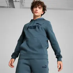 PUMA bluza męska z kapturem bawełniana ESS Big Logo Hoodie szara, Kolor: szary, Waga: 0.4, Rozmiar: S, 3 zdjęcie