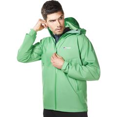 Berghaus Elastyczna, ultralekka kurtka membranowa męska Fastpacking Shell zielona r. S