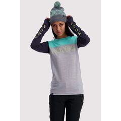 Mons Royale Koszulka damska merino Yotei BF Tech LS-Mint Edge r. S
