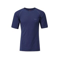 Rab Koszulka męska MERINO+ 120 SS CREW TWILIGHT r. L