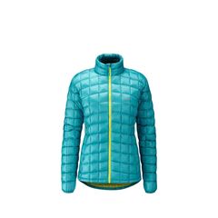 Rab Kurtka puchowa damska CONTINUUM JKT TASMAN/CHARTREUSE, Kolor: niebieski, Waga: 1, Rozmiar: S