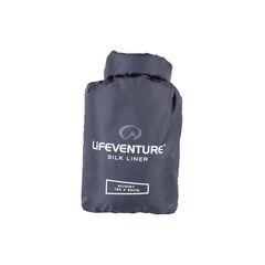 Lifeventure Wkładka do śpiwora z jedwabiu Silk Liner grey, kształt mumia