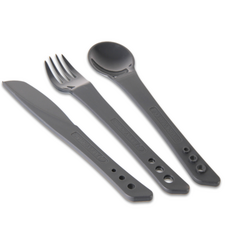 Lifeventure Zestaw sztućców Ellipse Cutlery Set Graphite