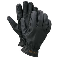 Marmot Rękawiczki skórzane męskie Basic Work Glove Black, Kolor: czarny, Waga: 0.5, Rozmiar: S
