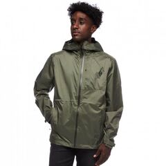 Black Diamond Kurtka membranowa męska Treeline Rain Shell zielona, Kolor: zielony, Waga: 1, Rozmiar: M
