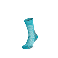 Bridgedale Skarpety damskie Hike ultralight crew merino performance teal, Kolor: zielony, Waga: 1, Rozmiar: S (35-37)