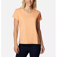 Columbia Koszulka damska Sun Trek SS Tee Peach Heather, Kolor: pomarańczowy, Waga: 1, Rozmiar: M