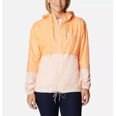 Columbia Kurtka wiatroodporna damska Flash Forward Windbreaker brzoskwiniowa, Kolor: pomarańczowy, Waga: 1, Rozmiar: XS