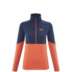 Millet Bluza damska Fitz Roy Light Fleece coral chrome, Kolor: pomarańczowy, Waga: 2, Rozmiar: S