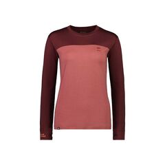 Mons Royale Koszulka damska merino Yotei BF Tech LS Dark Chocolate / Terracota, Waga: 0.5, Rozmiar: L