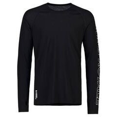 Mons Royale Koszulka męska merino Temple Tech LS czarna, Kolor: czarny, Waga: 1.5, Rozmiar: S