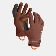 Ortovox Rękawiczki męskie Tour Light Glove brązowe, Kolor: pomarańczowy, Waga: 0.5, Rozmiar: XL