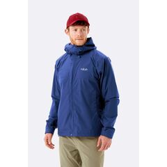 Rab Kurtka membranowa męska Downpour Eco Jacket Nightfall Blue r. S