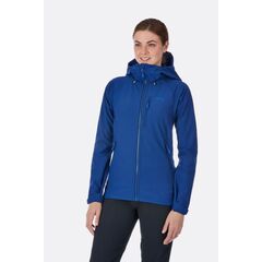 Rab Kurtka softshell damska Salvo Jacket niebieska, Waga: 1, Rozmiar: S