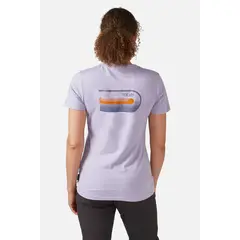 Rab Koszulka damska Stance Cinder Tee Wmns - Lilac, Kolor: fioletowy, Waga: 1, Rozmiar: S