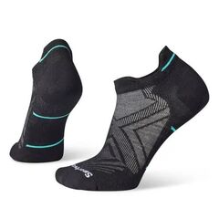 Smartwool Skarpetki do biegania damskie Run Zero Cushion Low Ankle Socks czarne, Kolor: czarny, Waga: 1, Rozmiar: S (34-37)