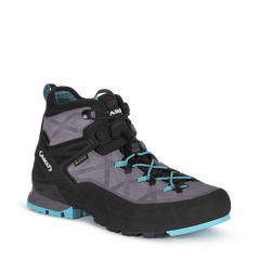 AKU Buty damskie W's Rock DFS MID GTX szaro-turkusowe, Waga: 3, Rozmiar: 39.5