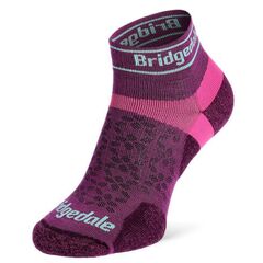 Bridgedale Skarpety damskie Ultralight T2 Merino Sport Low różowe