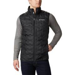 Columbia Kamizelka męska puchowa Delta Ridge Down Vest Black, Kolor: czarny, Waga: 1, Rozmiar: XXL