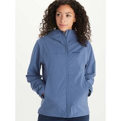 Marmot Kurtka przeciwdeszczowa damska PreCip Pro Jacket niebieska, Kolor: szary, Waga: 0.5, Rozmiar: S
