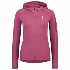 Mons Royale Bluza damska merino Ascend Full Zip Hood różowa r. S