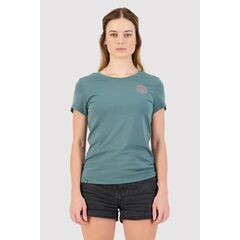Mons Royale Koszulka damska Icon Tee Landscape Burnt Sage r. L