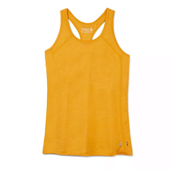 Smartwool Top damski Merino Sport 120 Racerback Tank, Mango Sorbet Heather, Kolor: pomarańczowy, Waga: 0.5, Rozmiar: M