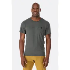 Rab Koszulka męska Lateral Tee Grey Marl r. S