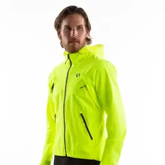 Pearl Izumi Kurtka przeciwdeszczowa męska Monsoon Wxb Hooded Jacket - Screaming Yellow - Phantom, Waga: 1, Rozmiar: L