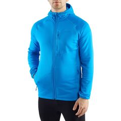 Viking Bluza męska Polartec PowerStretch Jukon Hoodie Man niebieska, Kolor: niebieski, Waga: 0.5, Rozmiar: M