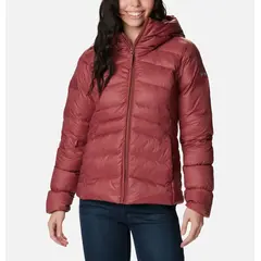 Columbia Kurtka puchowa damska Autumn Park Down Hooded bordowa, Kolor: czerwony, Waga: 1, Rozmiar: M