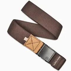 Arcade Elastyczny pasek do spodni Ridge - Med Brown/Oat