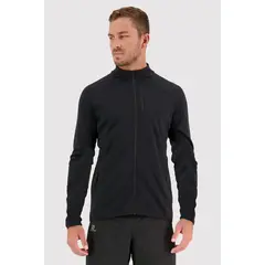 Mons Royale Bluza męska Approach Merino Gridlock Jacket - Black r. S