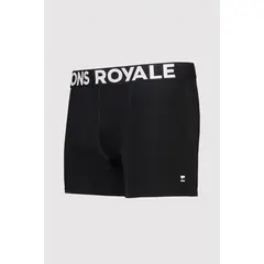 Mons Royale Bokserki męskie M Hold'em Boxer Logo czarne, Kolor: czarny, Waga: 0.5, Rozmiar: S