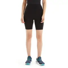 Icebreaker Spodenki damskie W Fastray High Rise Short czarne, Kolor: czarny, Waga: 1, Rozmiar: L