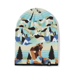 Smartwool Czapka z wełną merino Bear Country Print Beanie Multicolor